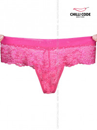 Dámská tanga Romantic Lace - růžová